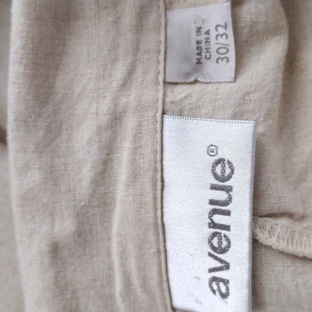 AVENUE WOMEN OVERSIZED DOUBLE BREASTED BLAZER LINEN BLEND - Picture 8 of 11